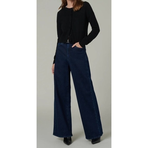 Joe's Jeans Denim - Joes‎ Jeans High Rise Wide Leg Dark Wash Denim Jeans